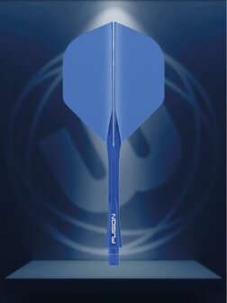 Fusion Integrated flight &amp; shaft Azure Blue 