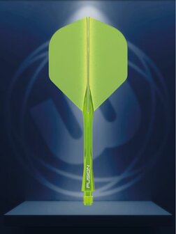 Fusion Integrated flight &amp; shaft Fluoro Yellow