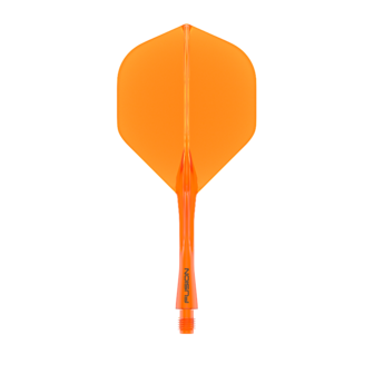 Fusion Integrated flight &amp; shaft Fluoro Orange