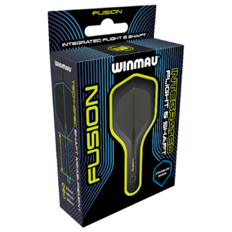 Fusion Integrated flight &amp; shaft Dark Solid Black