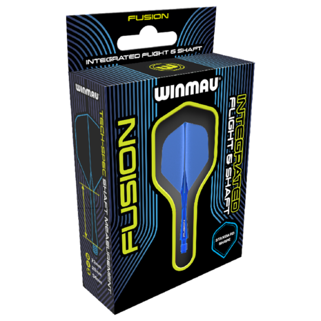 Fusion Integrated flight & shaft Azure Blue 