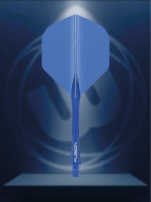 Fusion Integrated flight & shaft Azure Blue 